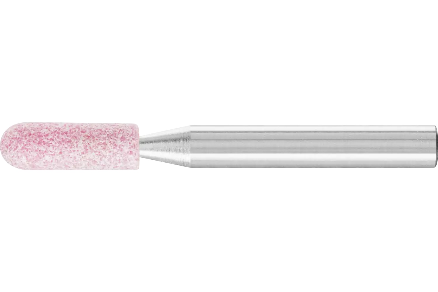 Picture of Pferd Vitrified Mounted Point, Steel Edge, 1/4" x 3/4, 60 Grit, A24, AO, 1/4" Shank